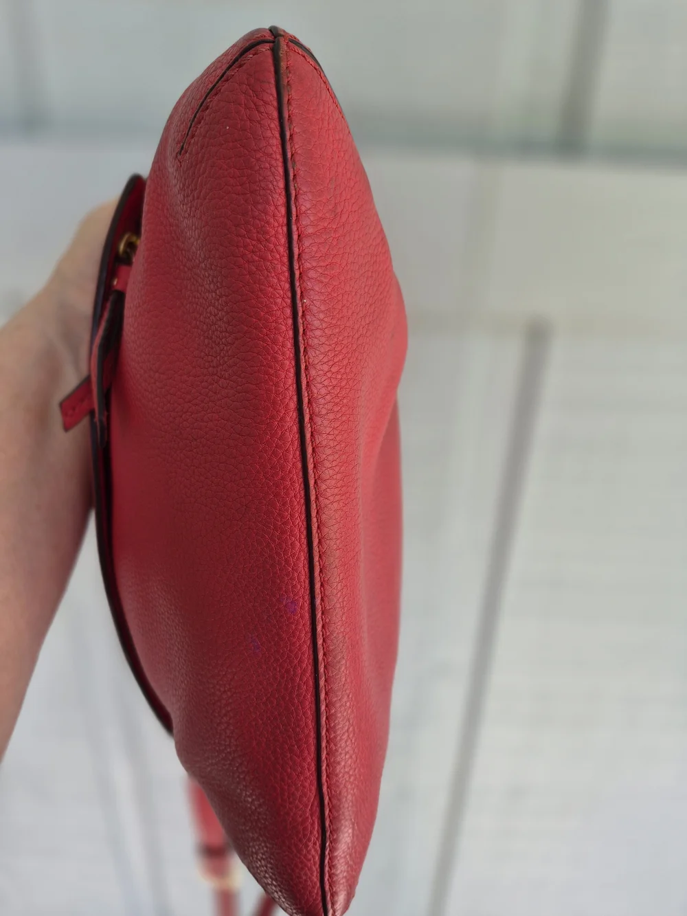 kate spade New York Red Leather Crossbody Bag